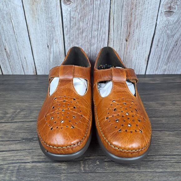 SAS Willow Chestnut Slip On Hook&Loop Tripad Comfort Shoes Women's Sz 9 N (VGC) - Picture 2 of 11